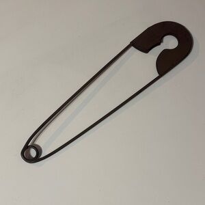 Brown Safety Pin Wall Decor